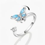 Butterfly Spinner Ring