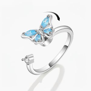 Butterfly Spinner Ring