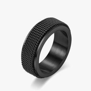 black anxiety ring